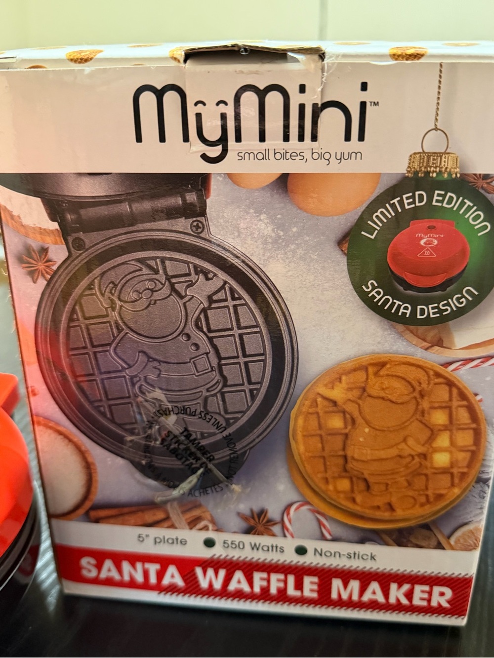 Santa Waffle Maker - Red